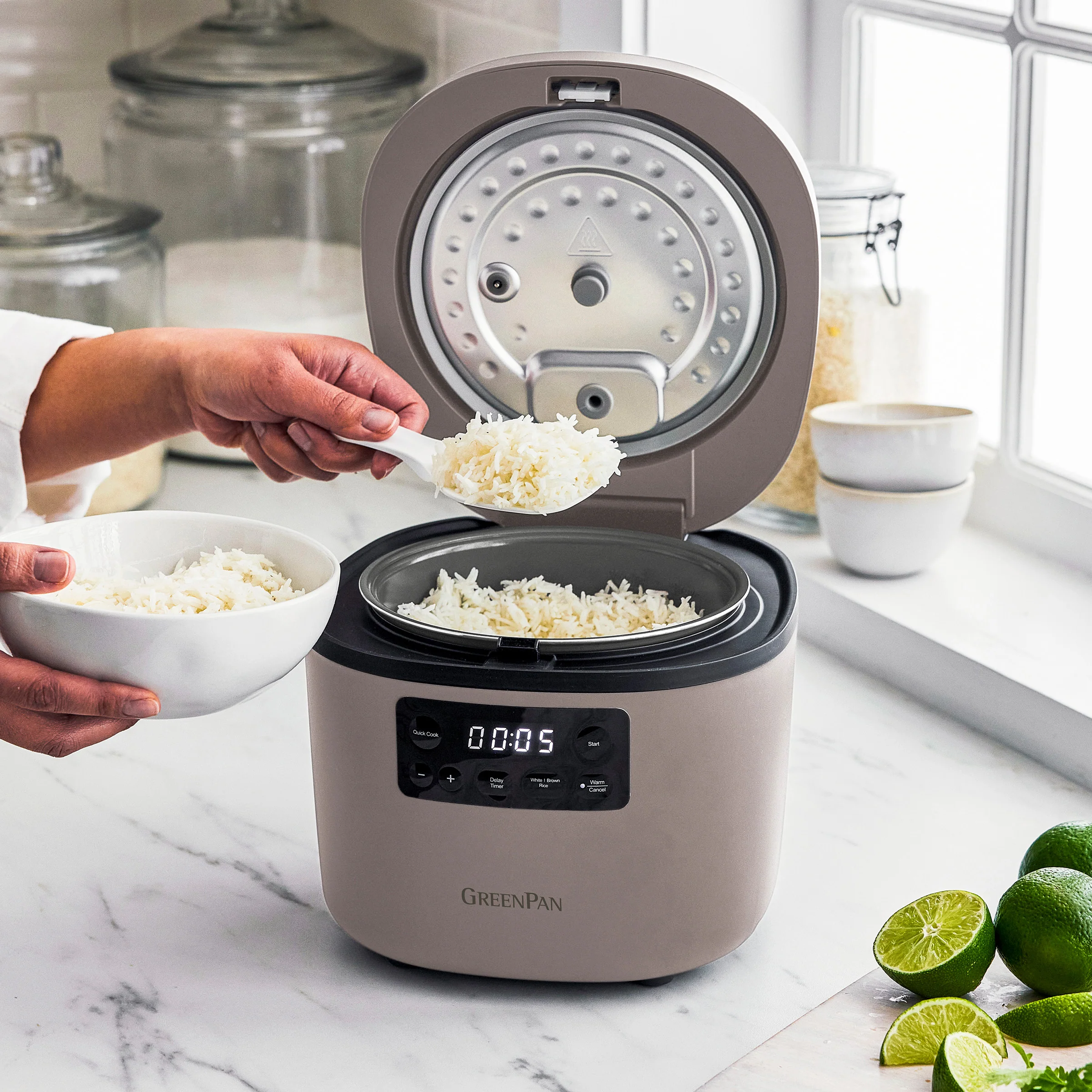 Advanced 8-Cup Rice Cooker | Clay - Image 5