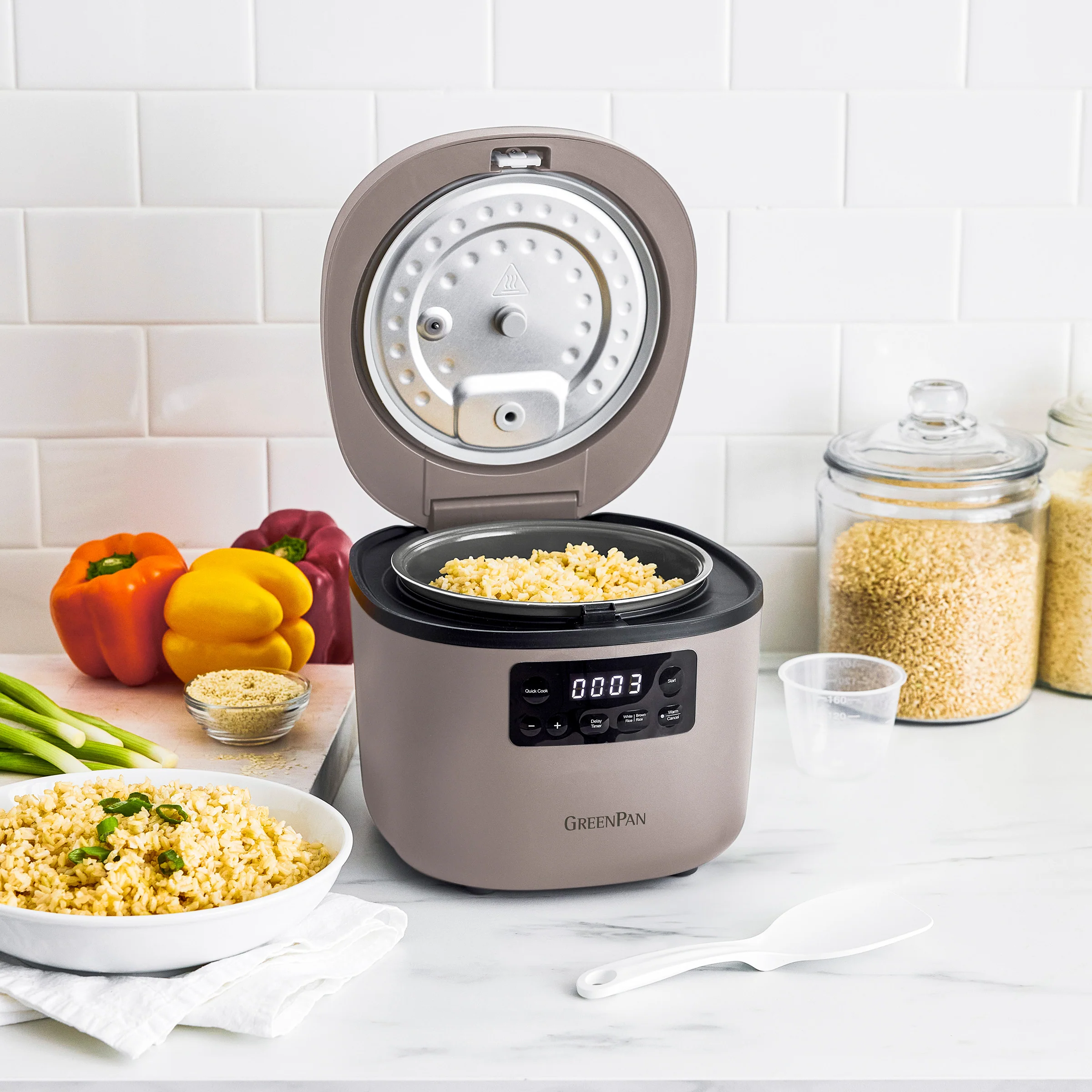 Advanced 8-Cup Rice Cooker | Clay - Image 6