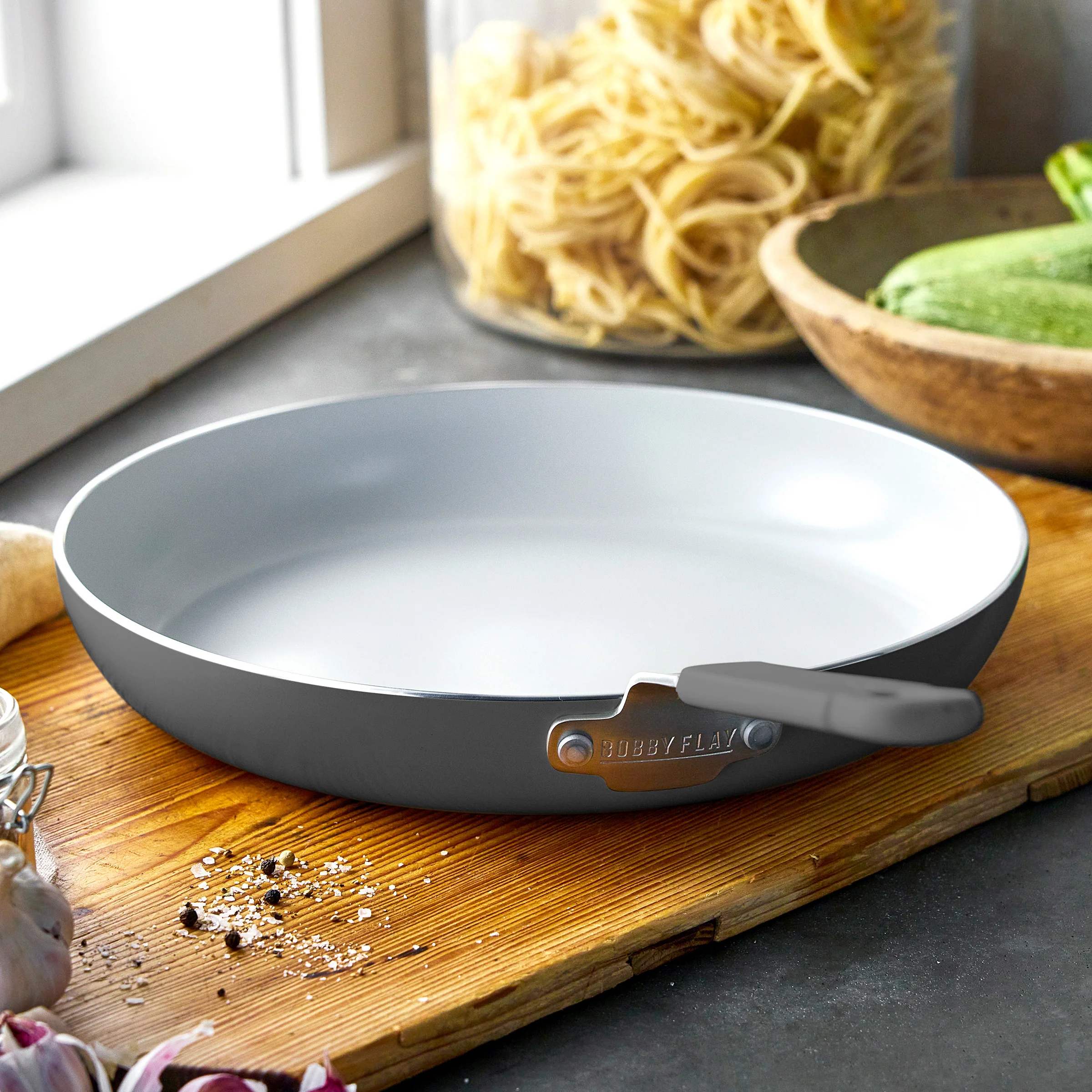 Bobby Flay by GreenPan Professional Ceramic Nonstick 12" Frypan | Graphite - Image 5