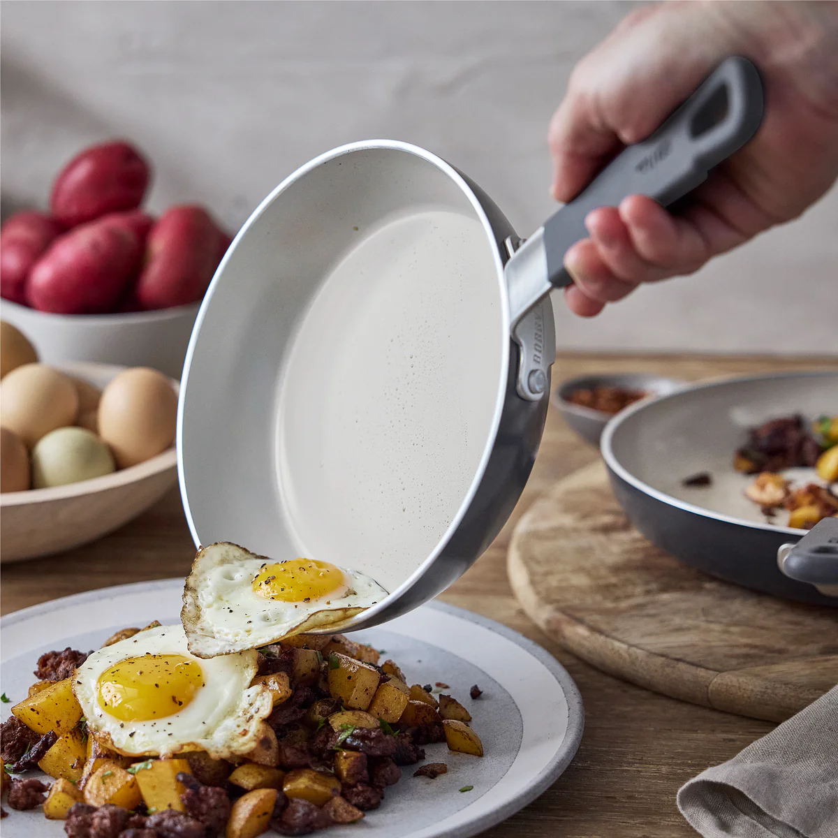 Bobby Flay by GreenPan Professional Ceramic Nonstick 13-Piece Cookware Set | Graphite - Image 5