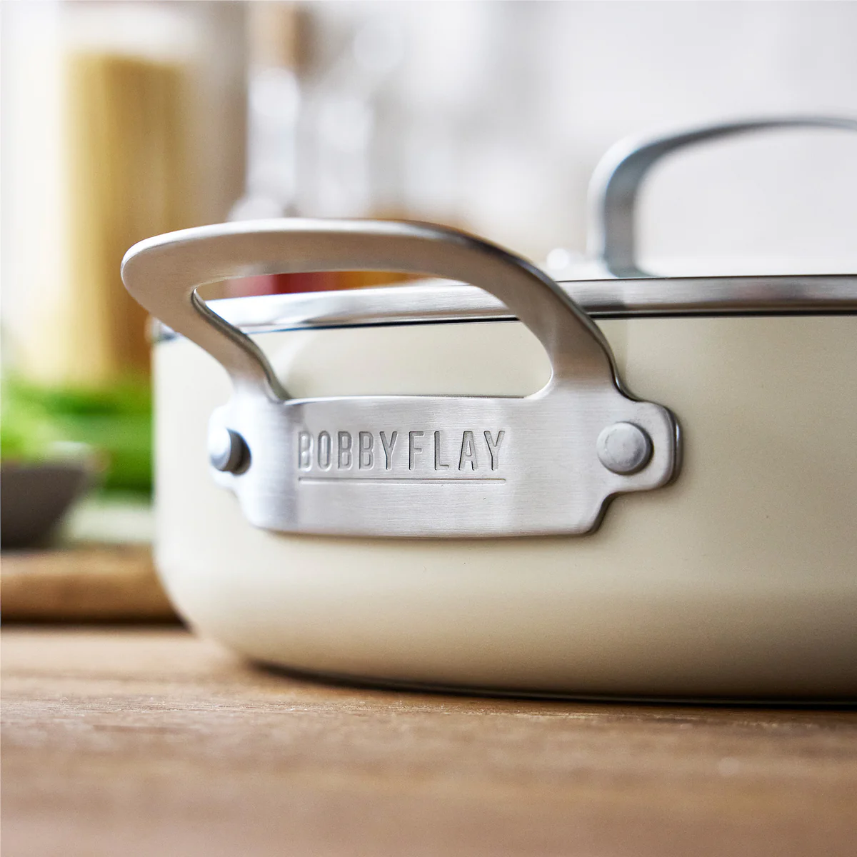 Bobby Flay by GreenPan Ultimate Set with Bobby at Home Cookbook | Cream - Image 7