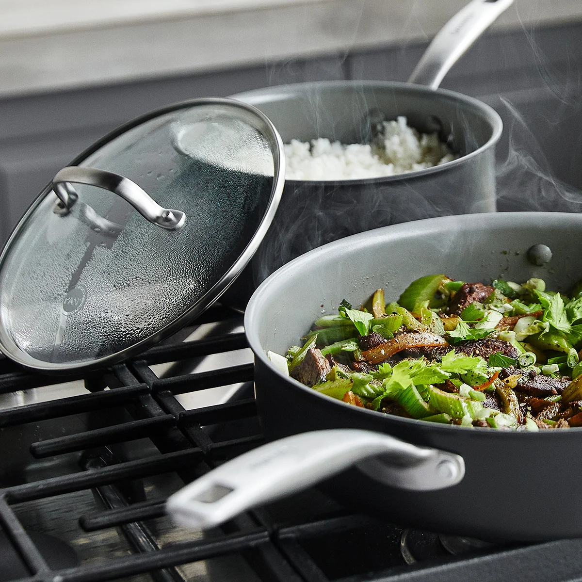 Chatham Ceramic Nonstick 10-Piece Cookware Set - Image 5