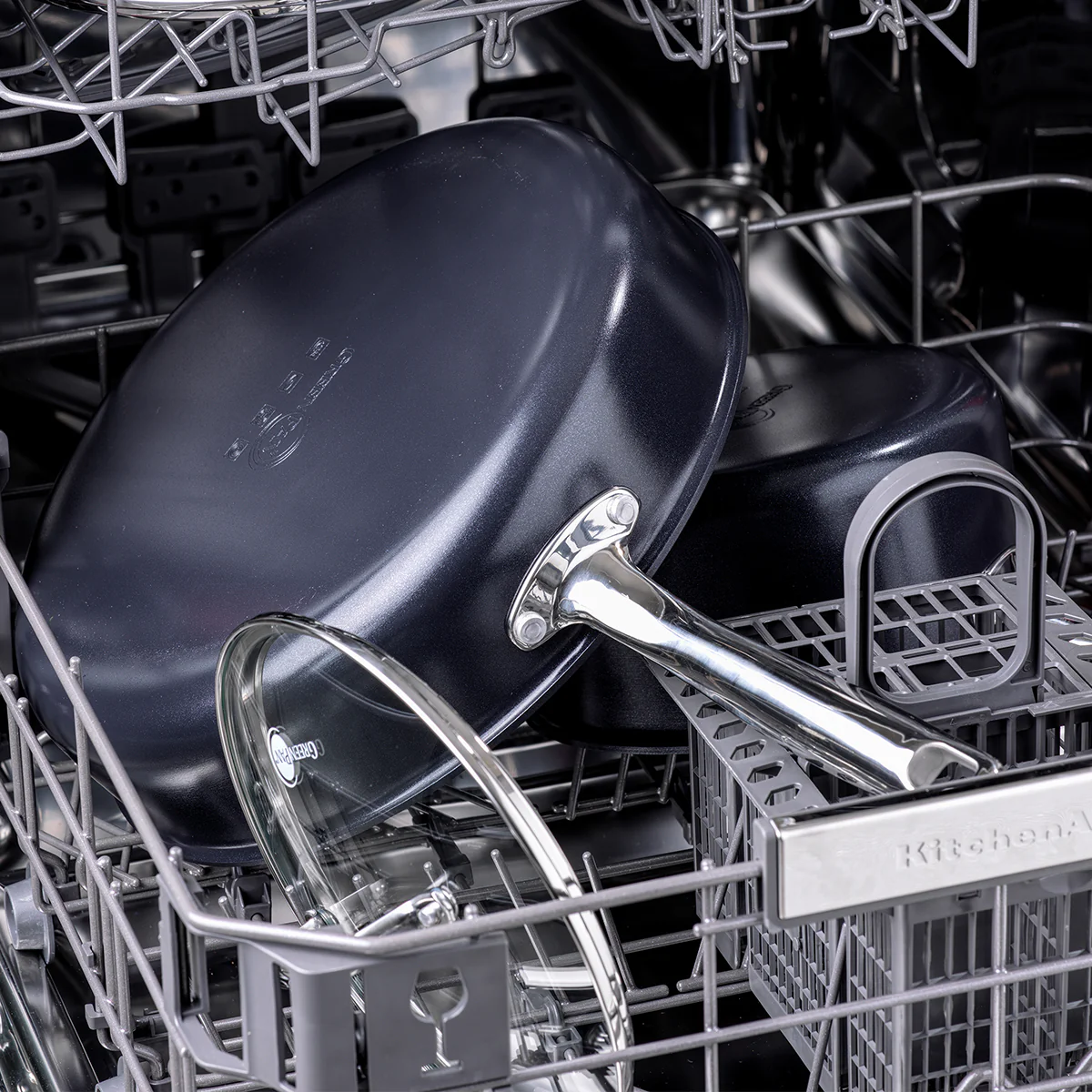 Chatham Black Ceramic Nonstick 11-Piece Cookware Set - Image 8