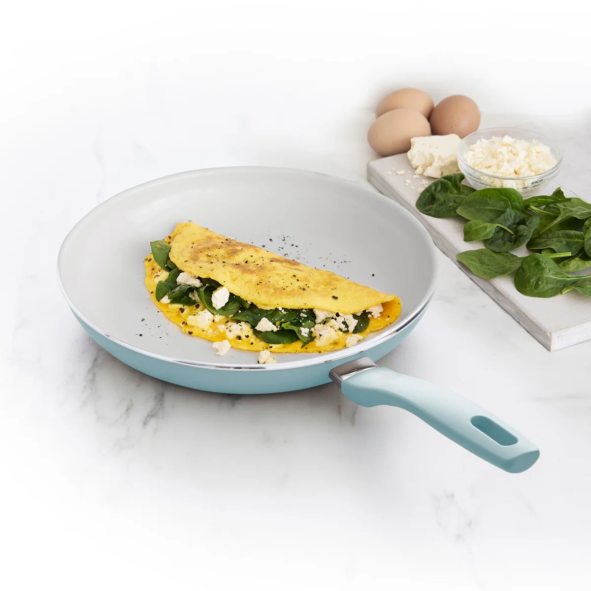 Dover Ceramic Nonstick 10" Frypan | Blue Haze - Image 5
