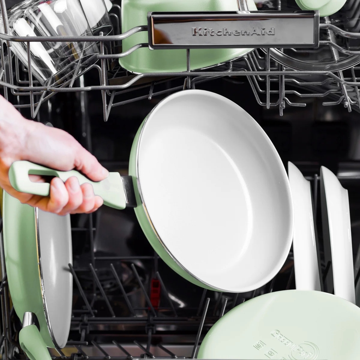 Dover Ceramic Nonstick 12" Frypan | Pastel Green - Image 6