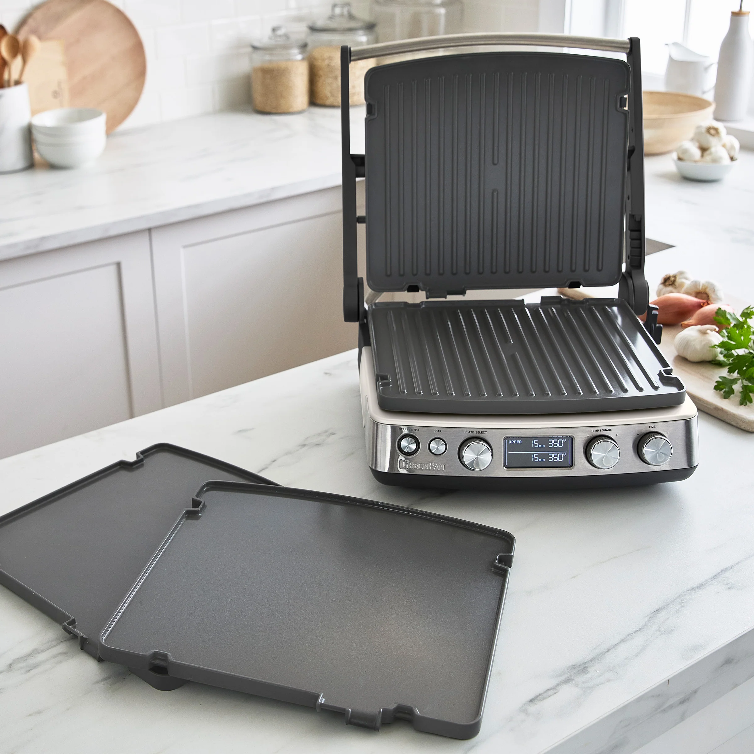 Elite Multi Grill & Griddle with Waffle Plates | Cloud Cream - Image 3
