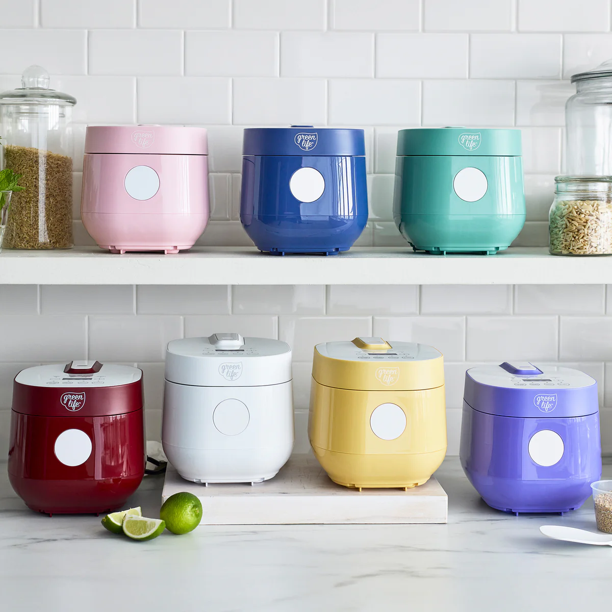 GreenLife 4-Cup Rice & Grains Cooker | Turquoise - Image 8