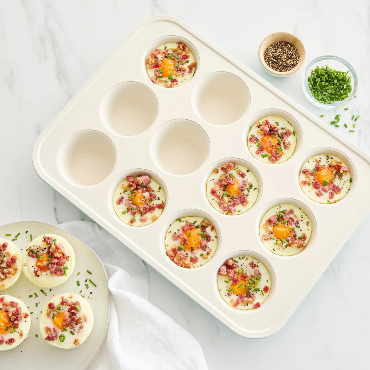 GreenLife Ceramic Nonstick Muffin Pan | Sage Green - Image 6