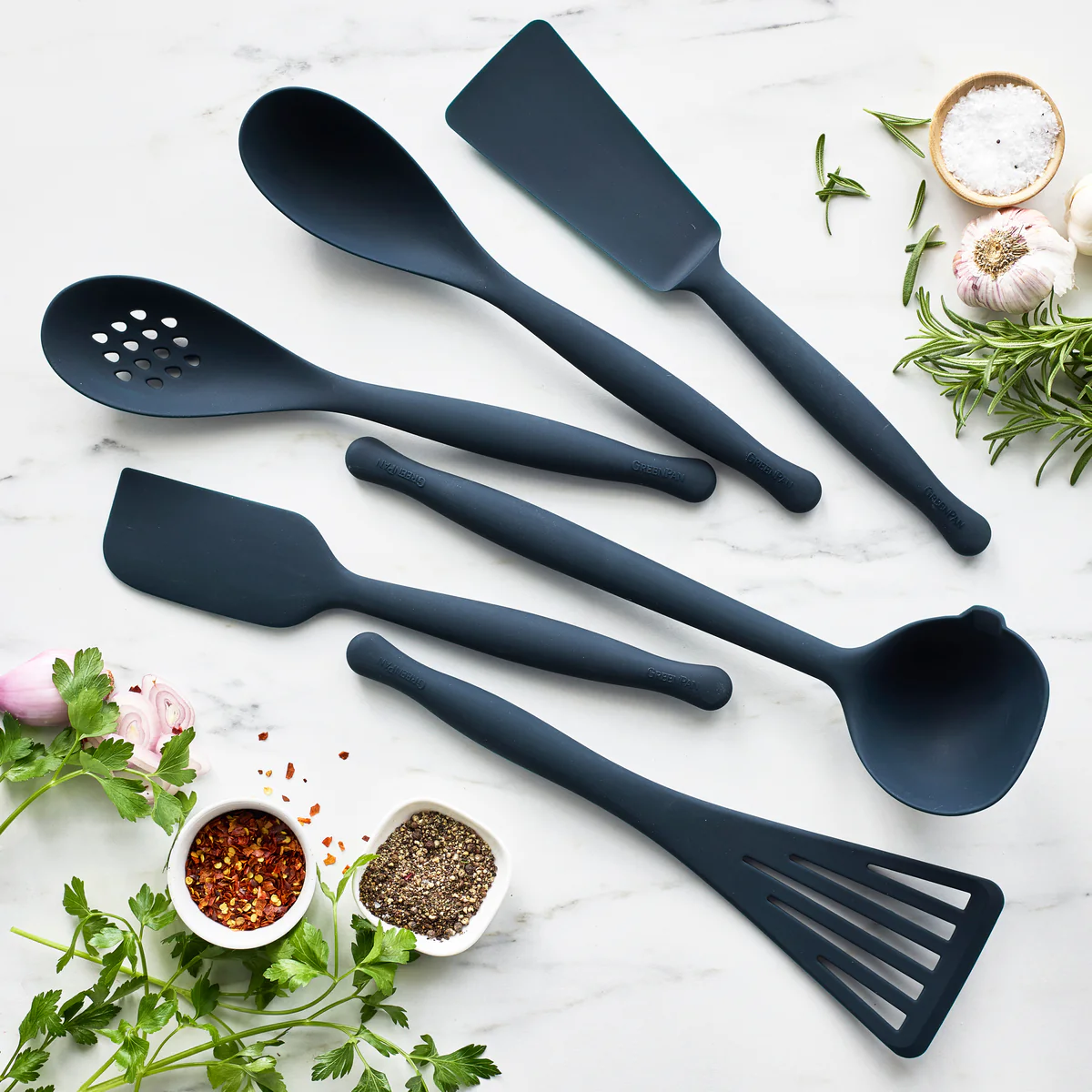 Premiere Silicone Deep Rectangle Spoon | Oxford Blue - Image 5