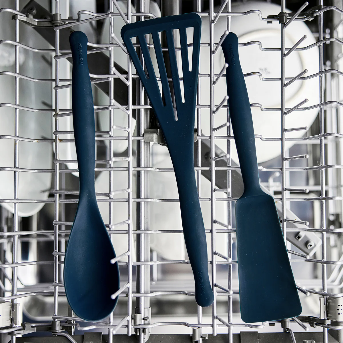 Premiere Silicone Deep Rectangle Spoon | Oxford Blue - Image 6