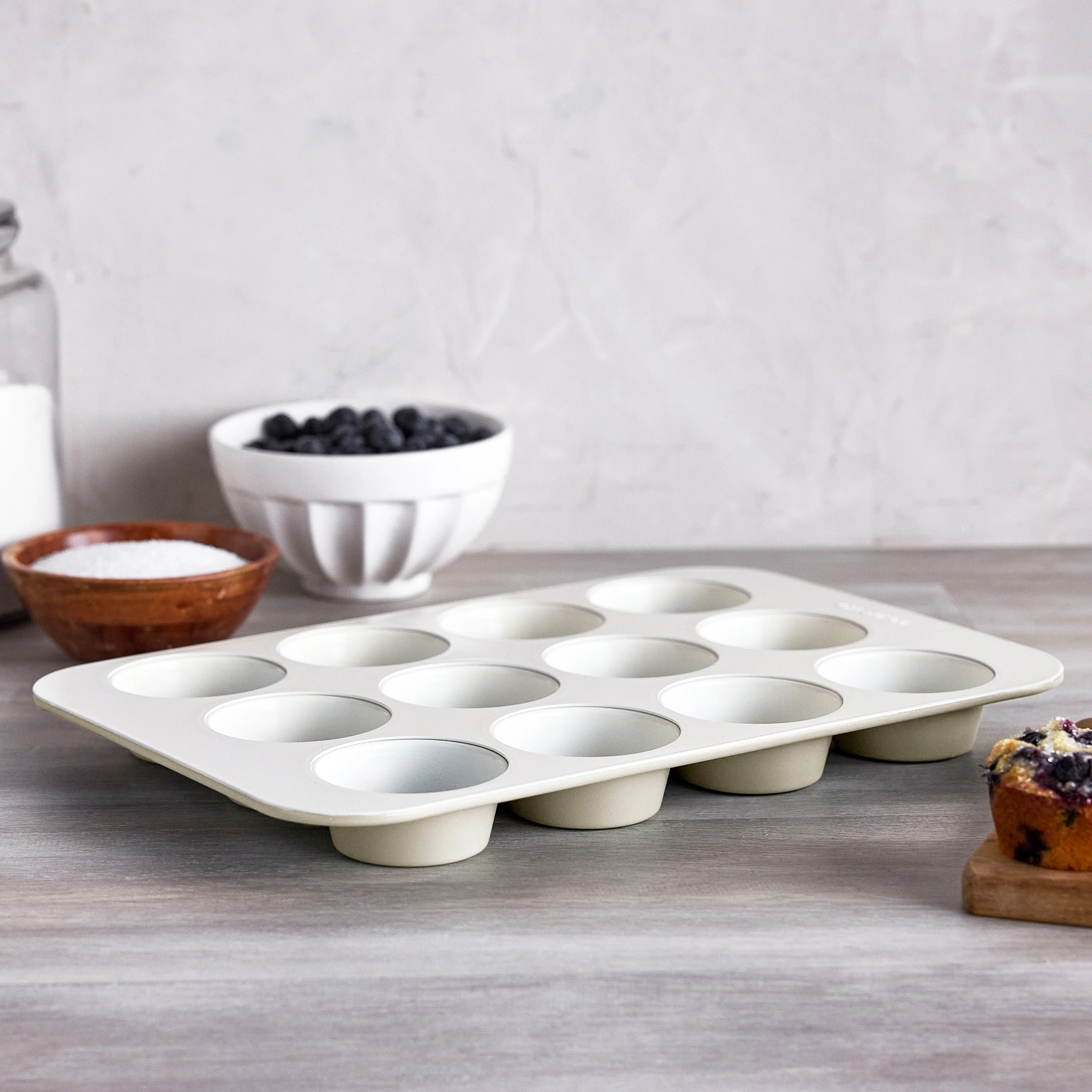 Reserve Bakeware 12-Cup Muffin Pan | Cream - Image 2