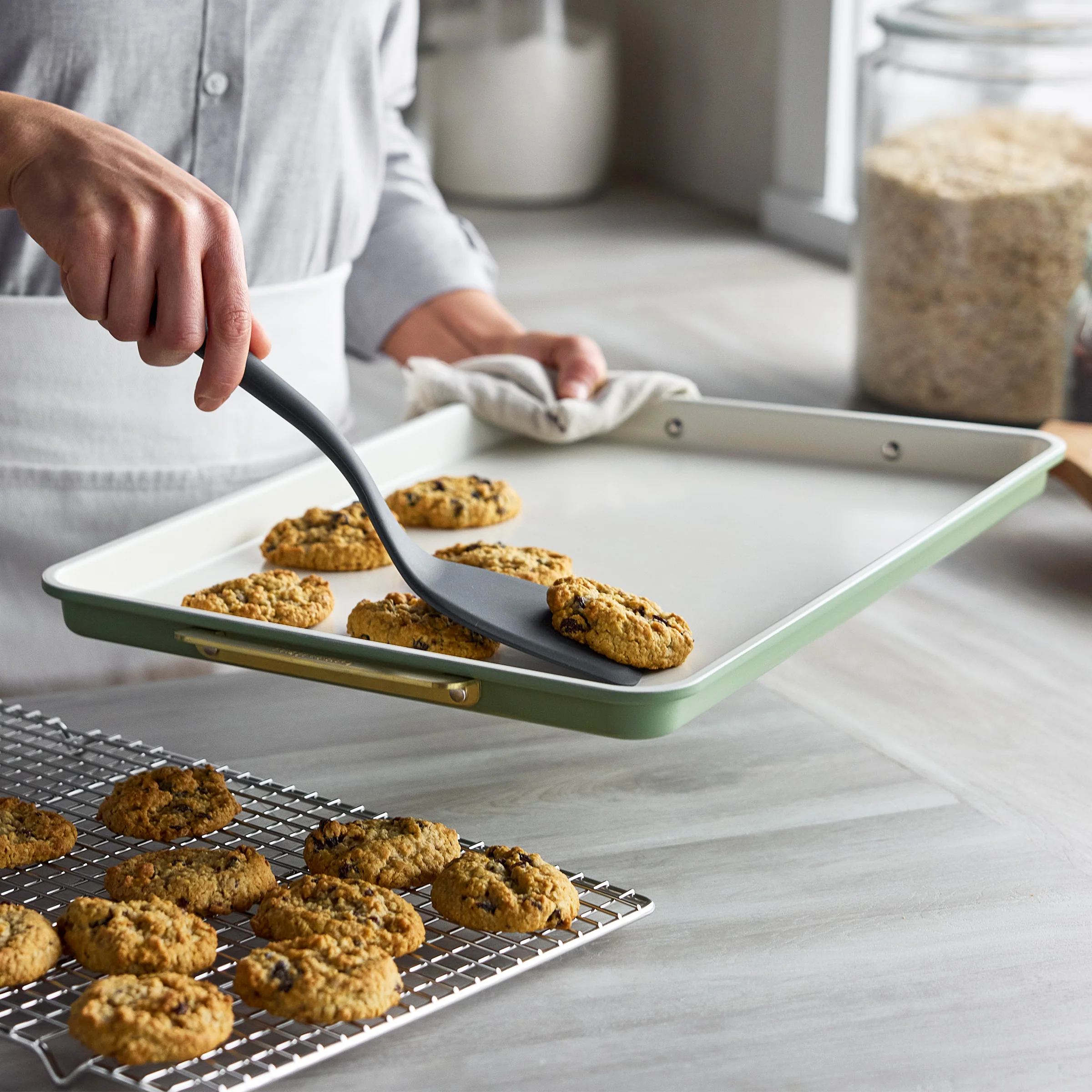 Reserve Bakeware 2-Piece Sheet Pan Set | Sage - Image 3