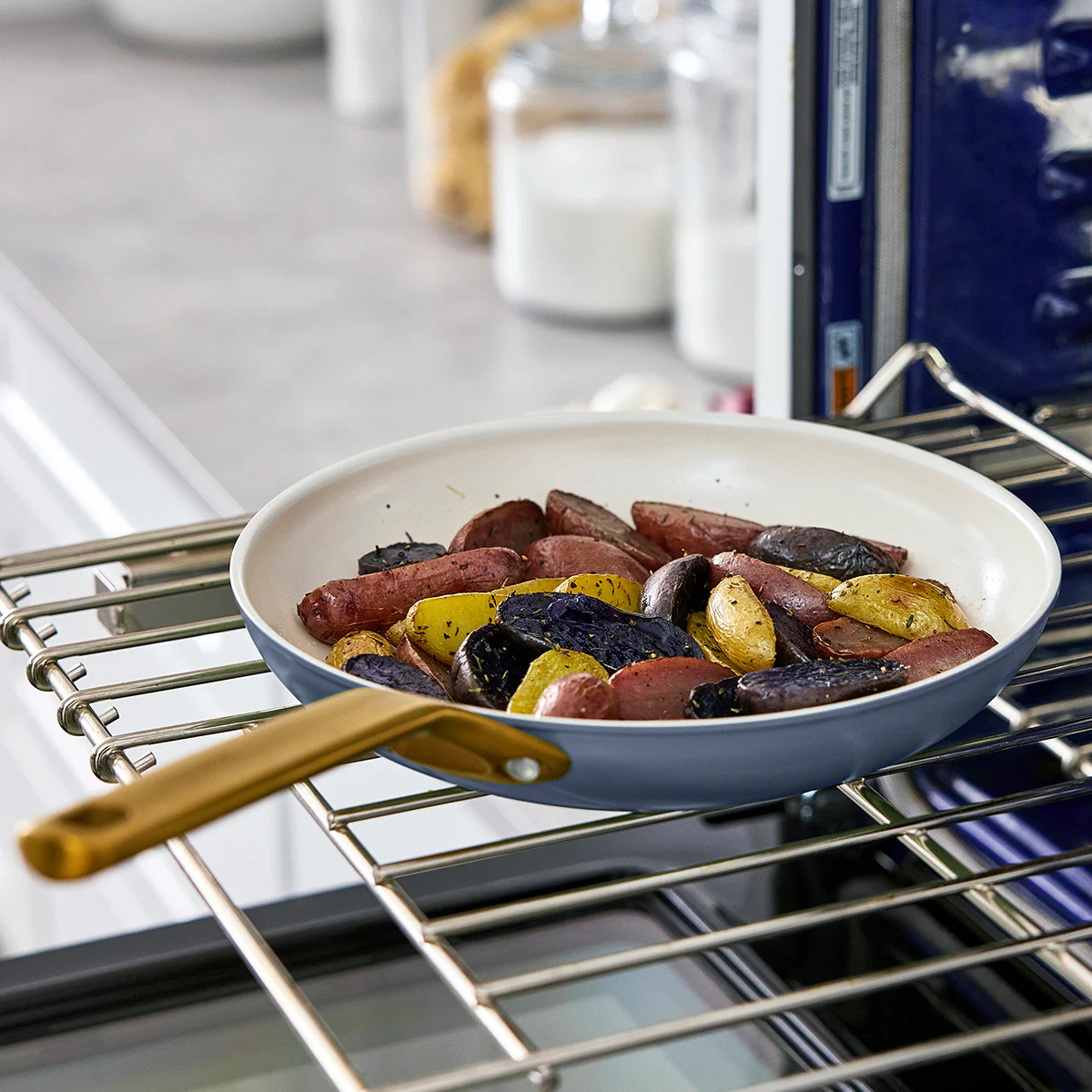 Reserve Pro Ceramic Nonstick 10-Piece Cookware Set | Ocean - Image 6