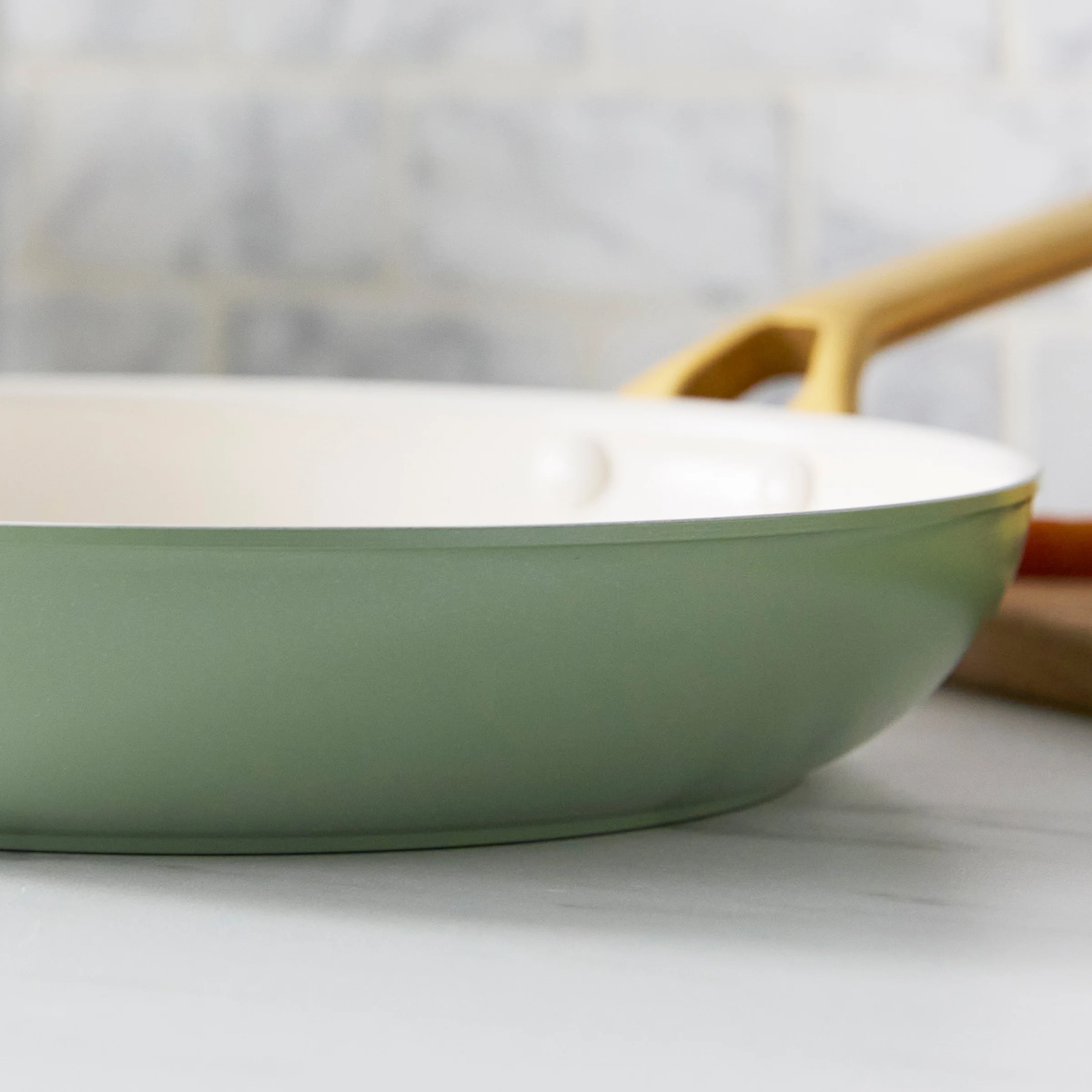 Reserve Pro Ceramic Nonstick 8", 10" and 12" Frypan Set | Sage - Image 9