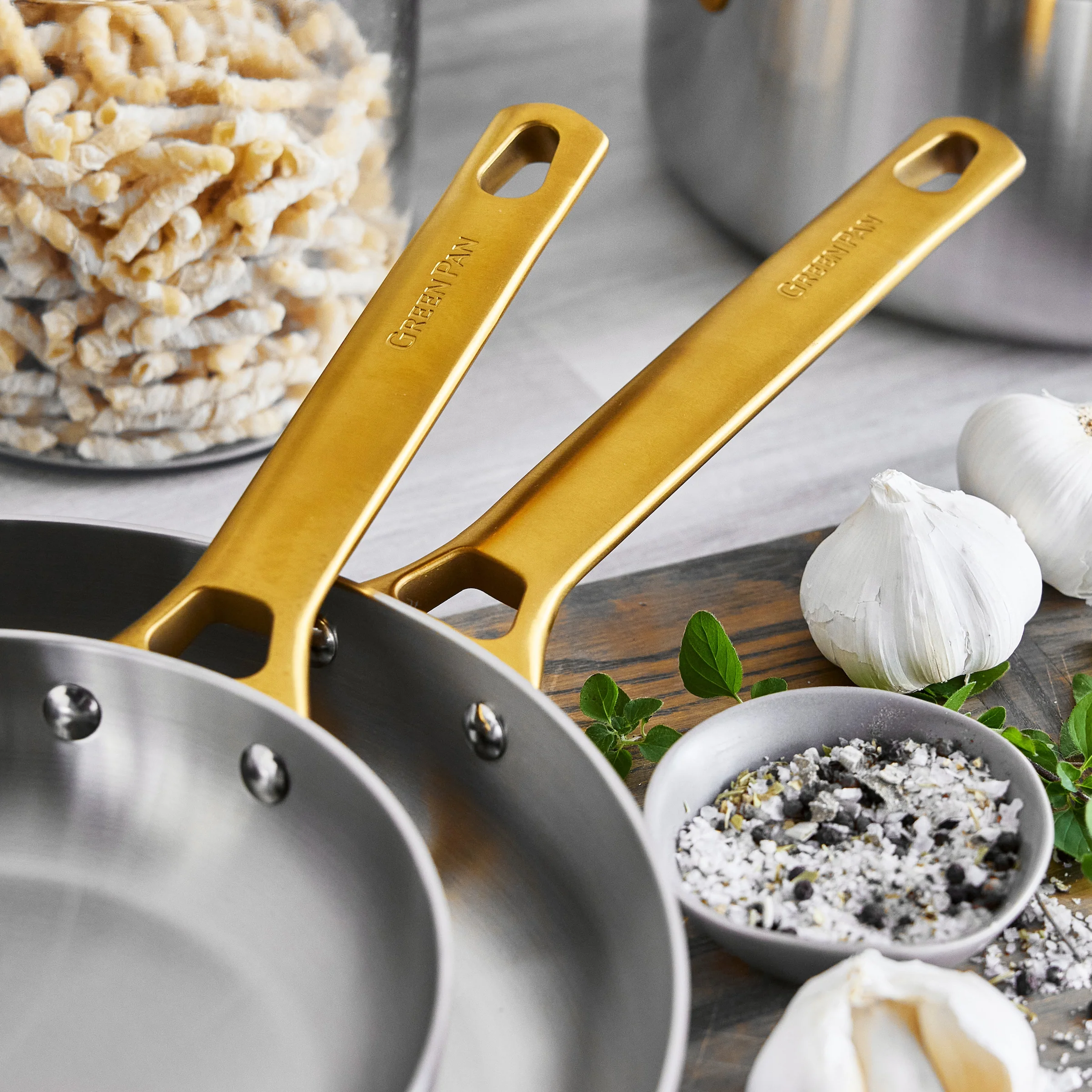 Reserve Stainless Steel 8", 10" and 12" Frypan Set - Image 6