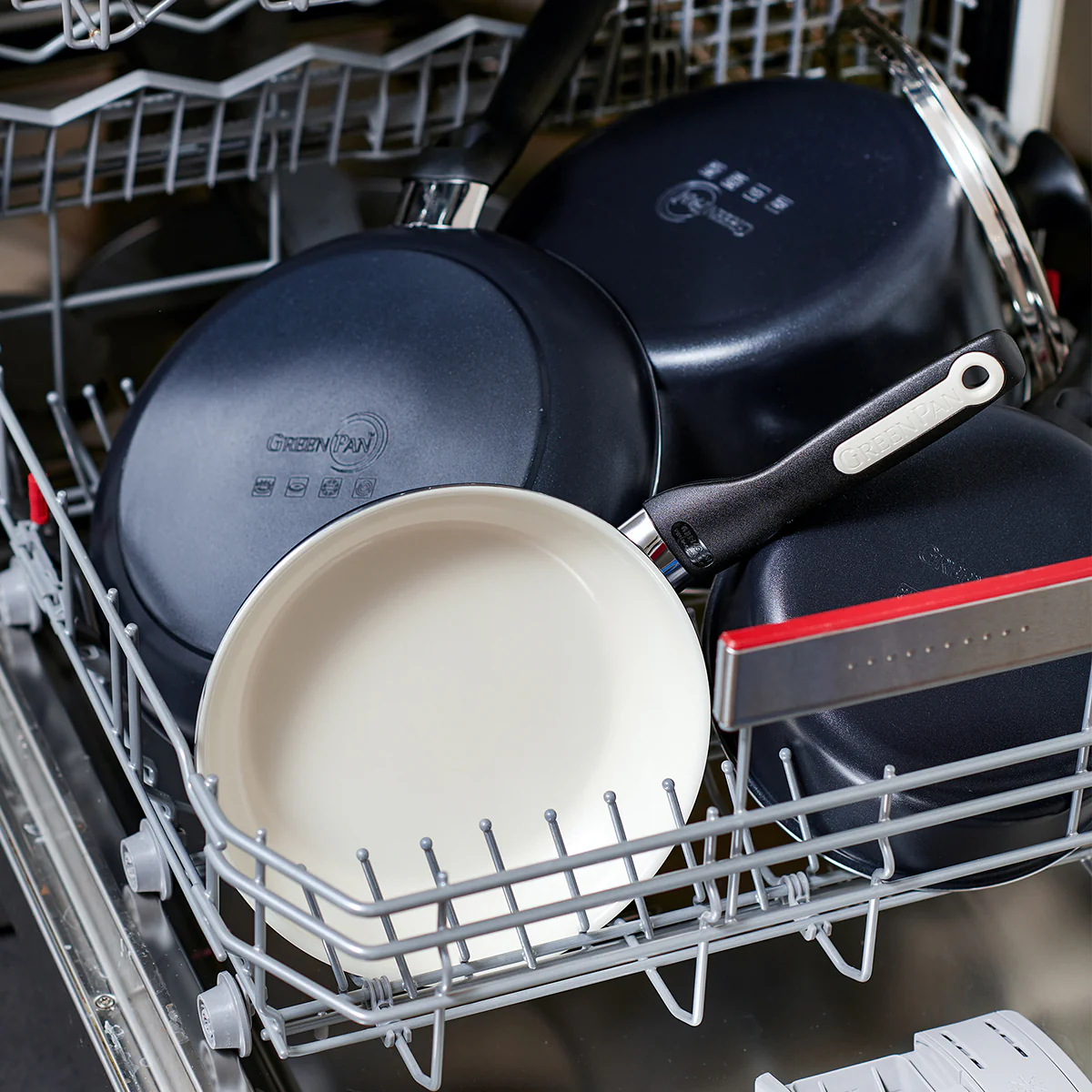 Rio Ceramic Nonstick 5-Quart Sauté Pan with Lid | Black - Image 5