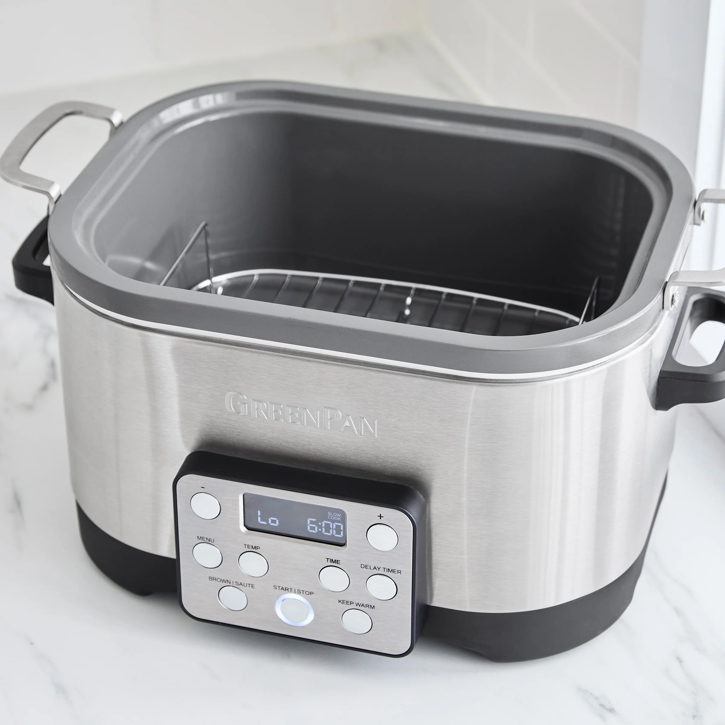 7-in-1 6-Quart Slow Cooker with In-Pot Browning | Stainless Steel - Image 4