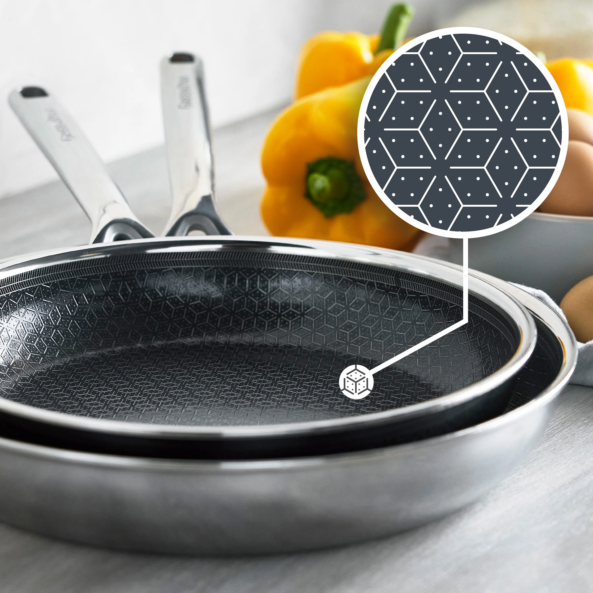 Spectra Thermobond Hybrid Ceramic Nonstick 10" and 12" Frypan Set - Image 2