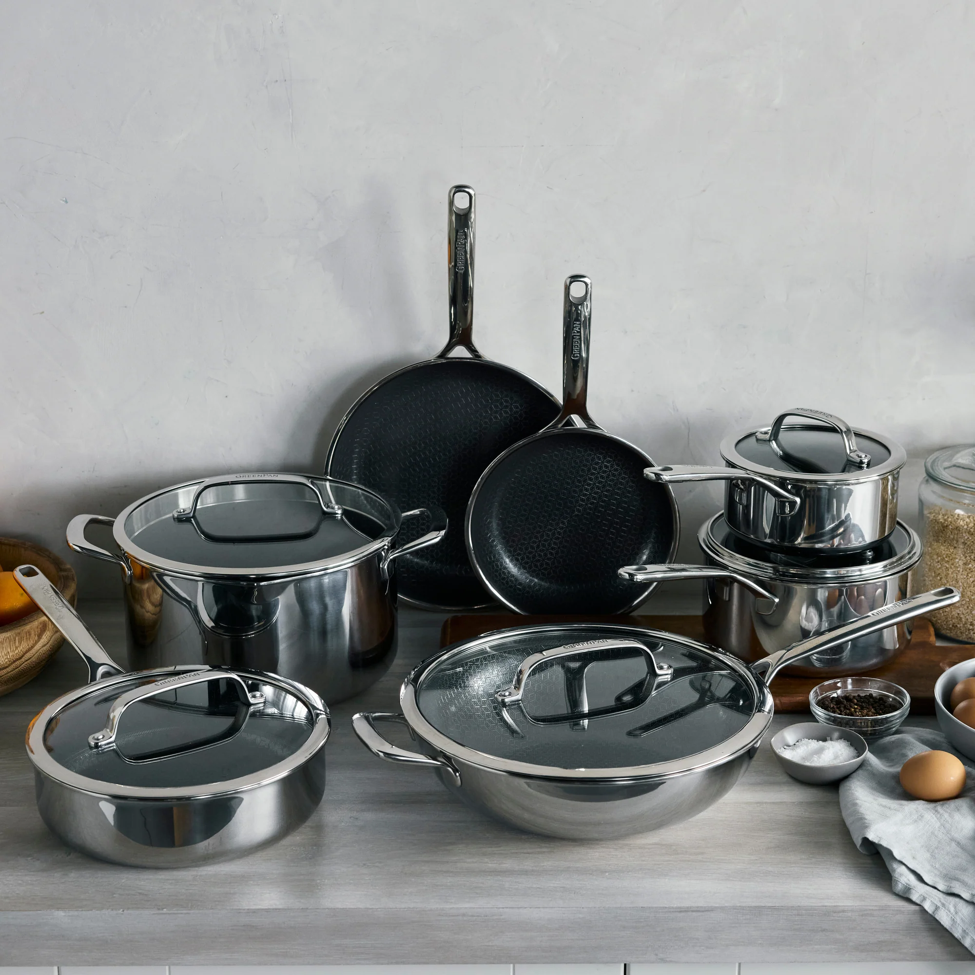 Spectra Thermobond Hybrid Ceramic Nonstick 12-Piece Cookware Set - Image 2