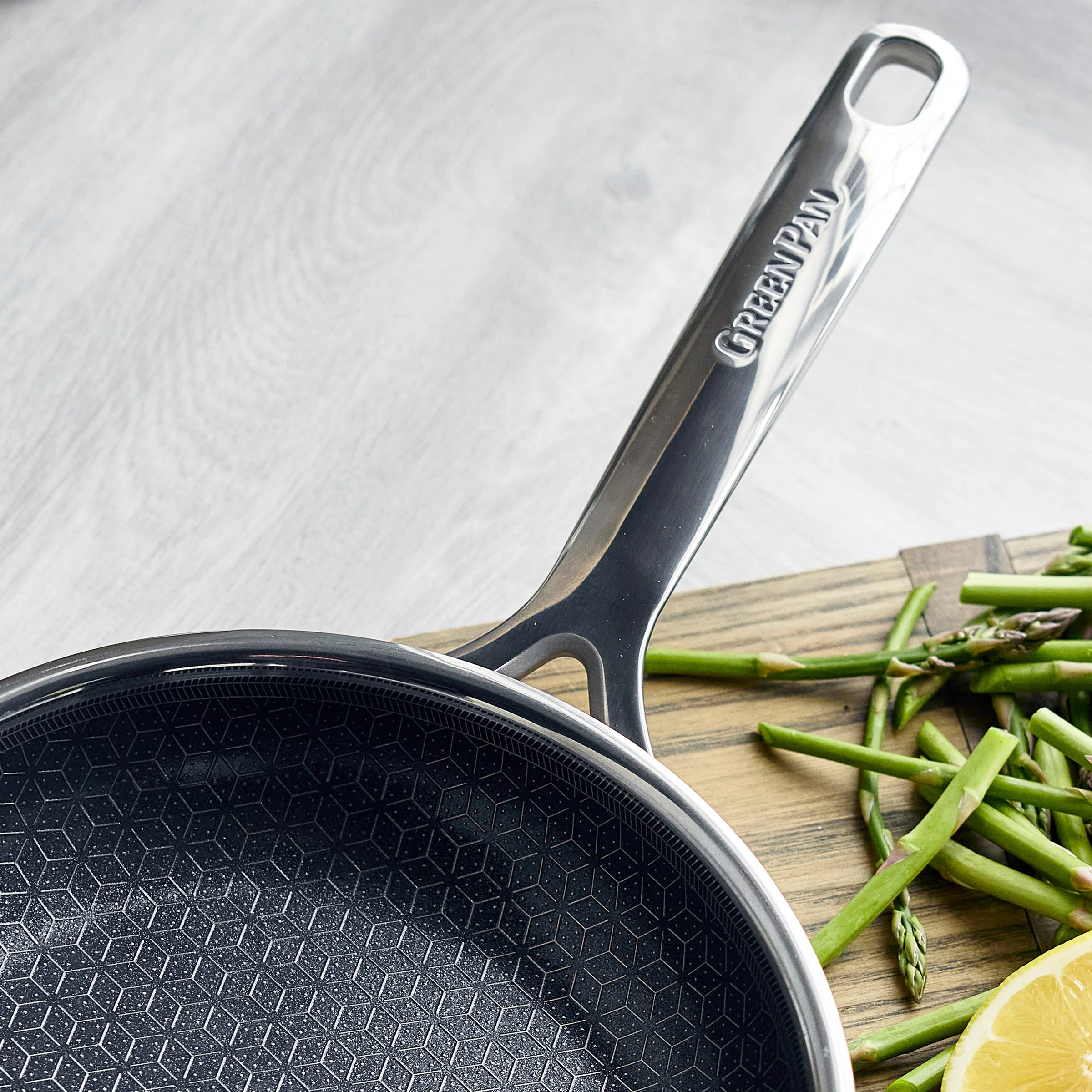 Spectra Thermobond Hybrid Ceramic Nonstick 8", 10" and 12" Frypan Set - Image 9