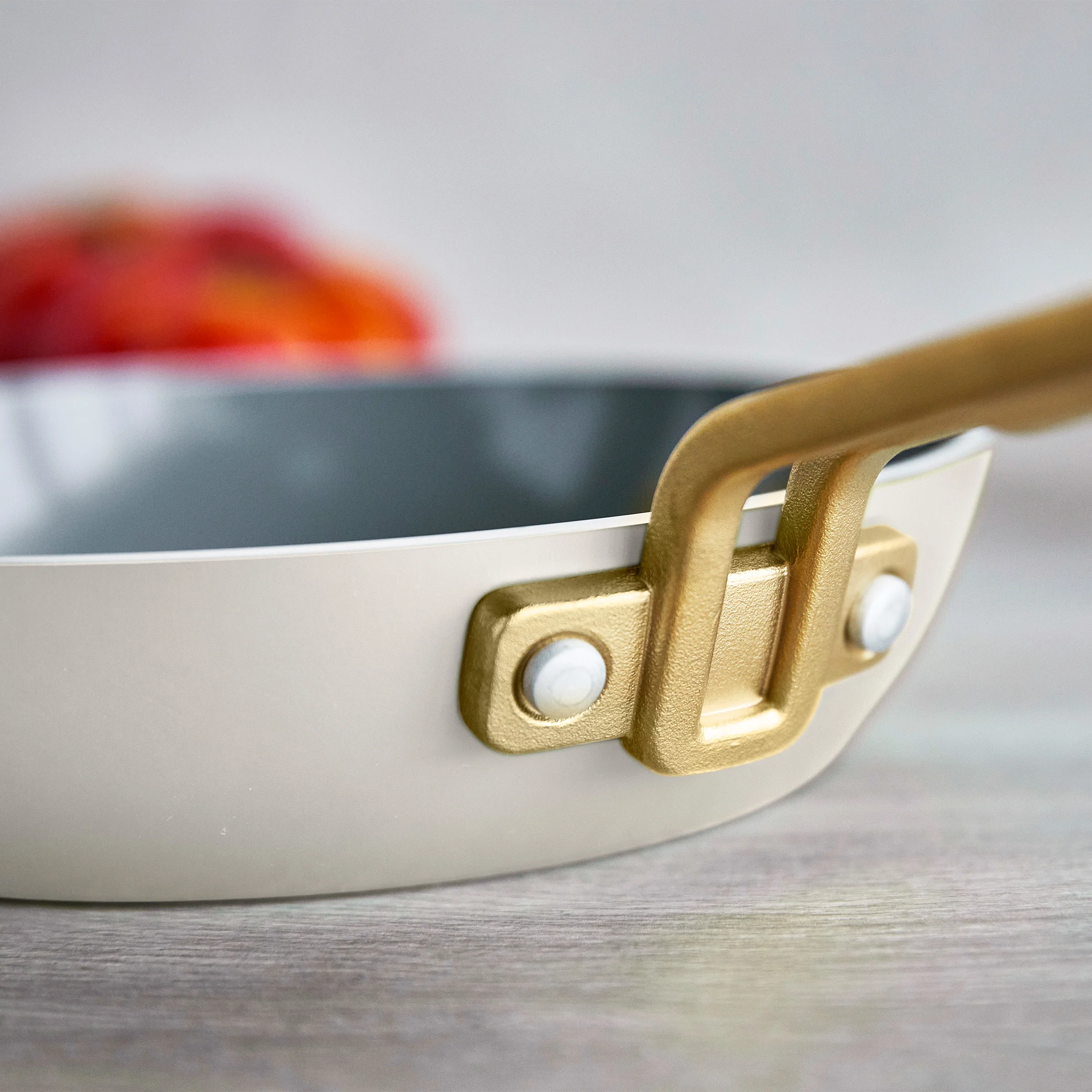 Stanley Tucci™ Ceramic Nonstick 8", 10" and 12" Frypan Set | Carrara White - Image 7