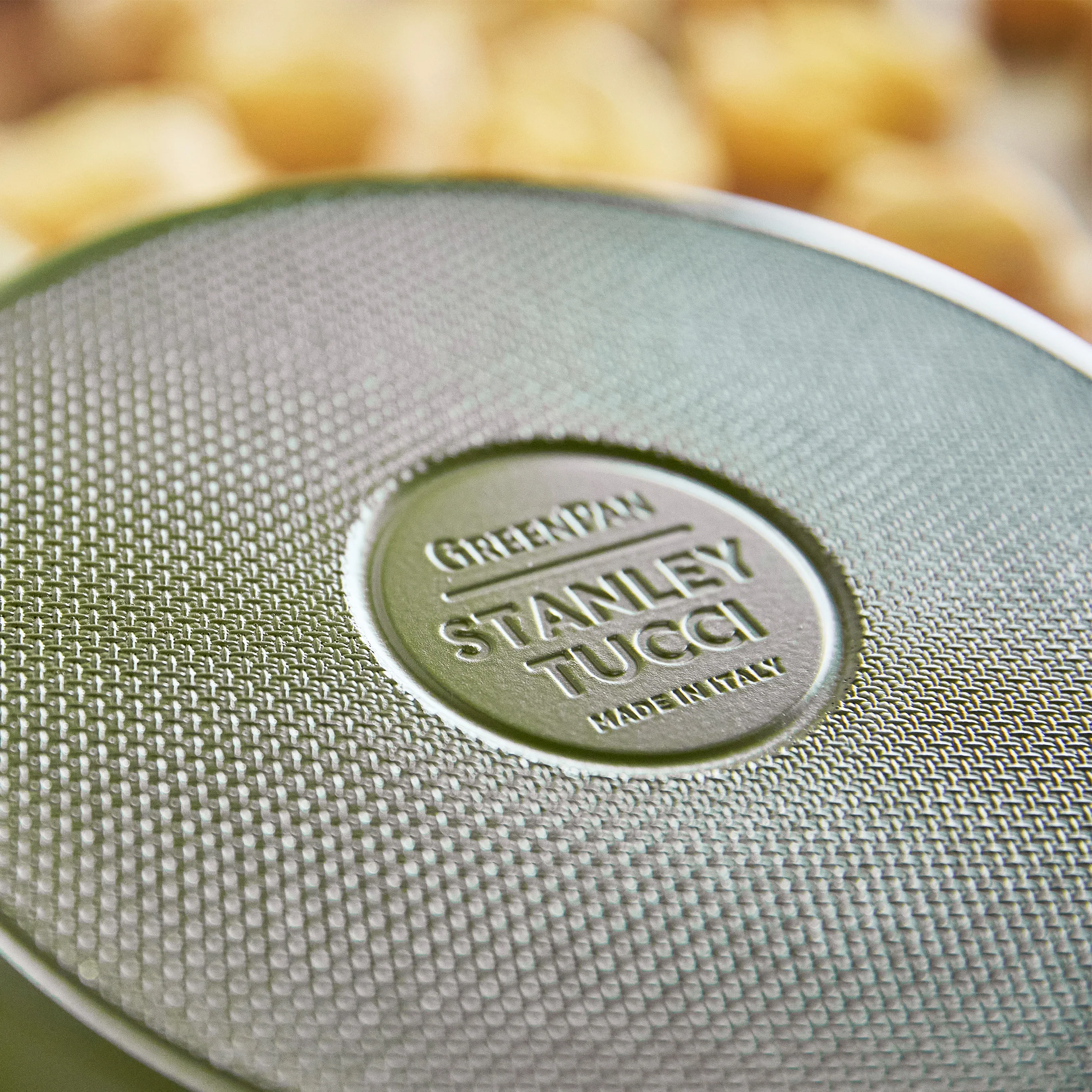 Stanley Tucci™ Ceramic Nonstick 8", 10" and 12" Frypan Set | Tuscan Olive - Image 10