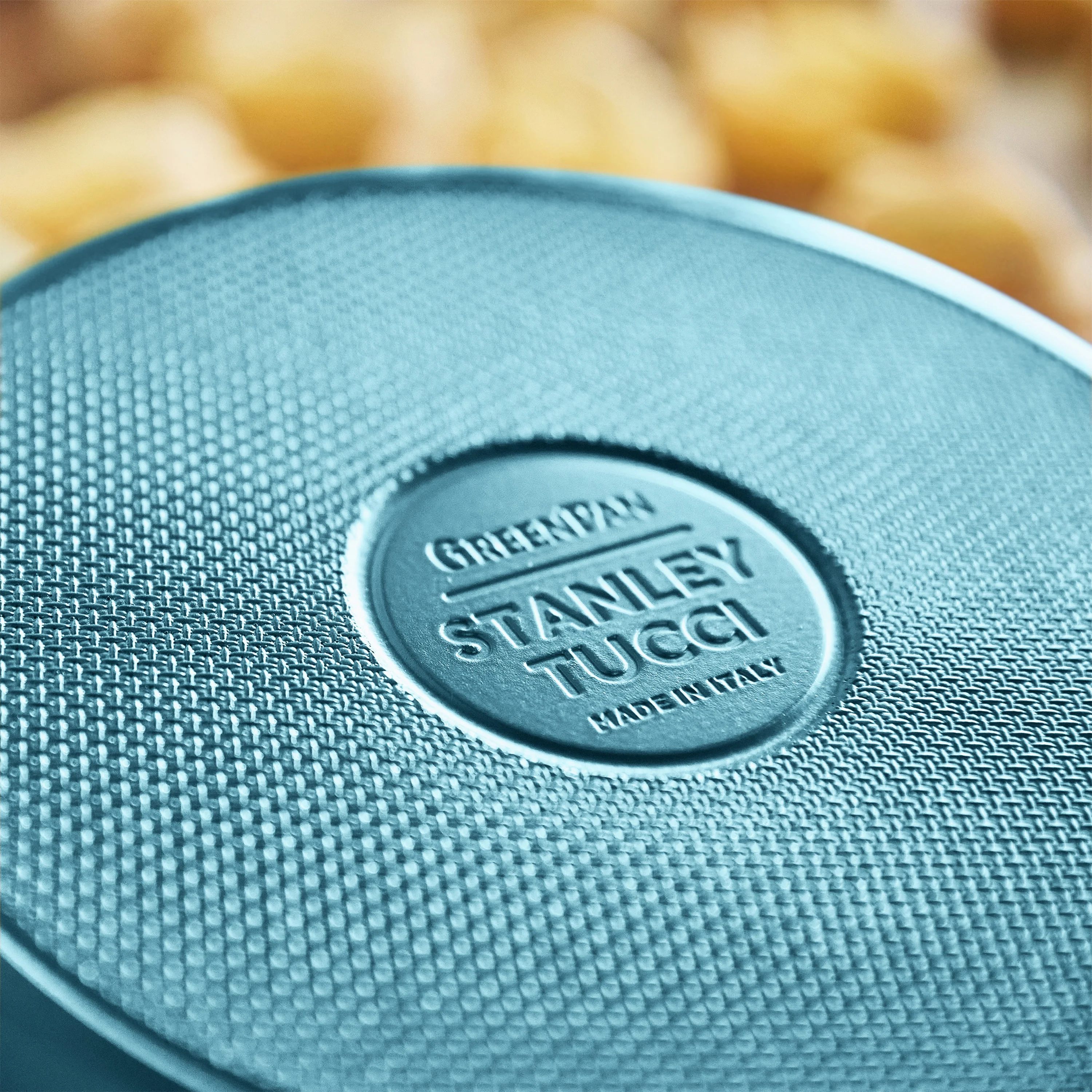 Stanley Tucci™ Ceramic Nonstick 8", 10" and 12" Frypan Set | Venetian Teal - Image 10