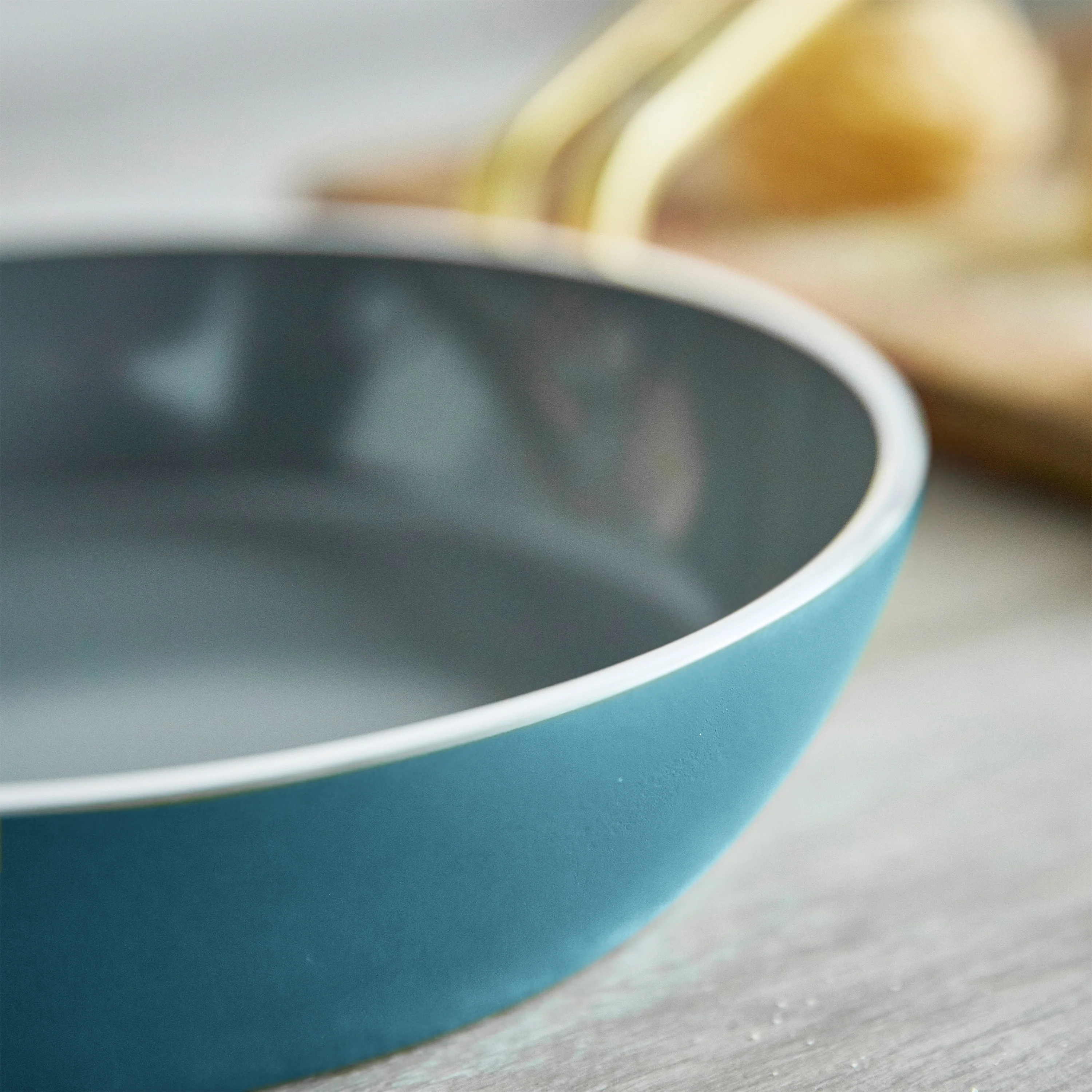 Stanley Tucci™ Ceramic Nonstick 8", 10" and 12" Frypan Set | Venetian Teal - Image 9