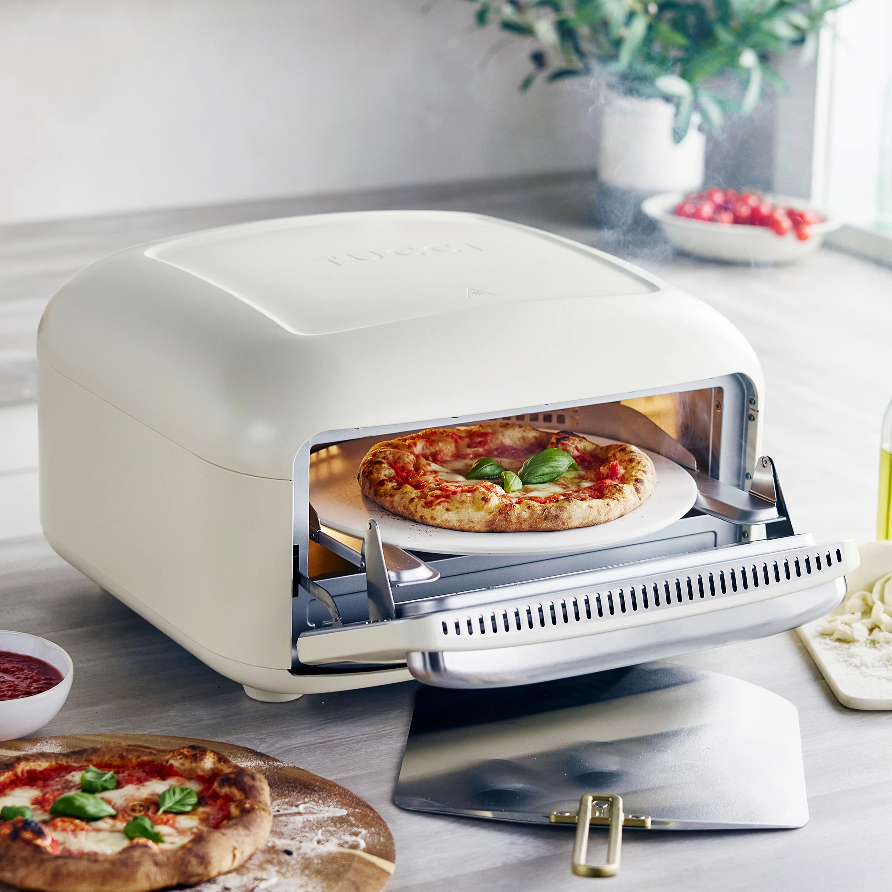 Stanley Tucci™ Indoor and Outdoor Pizza Oven | Carrara White - Image 5