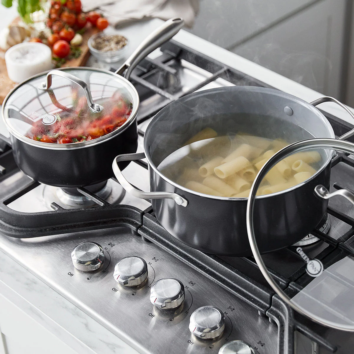 Swift Ceramic Nonstick 12-Piece Cookware Set - Image 7