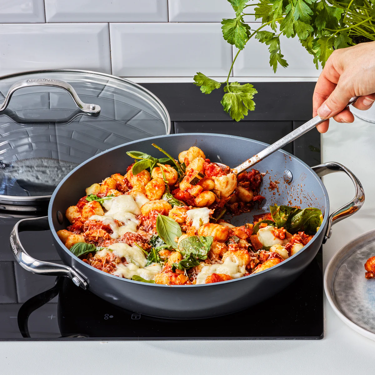 Valencia Pro Ceramic Nonstick 13-Piece Cookware Set - Image 7