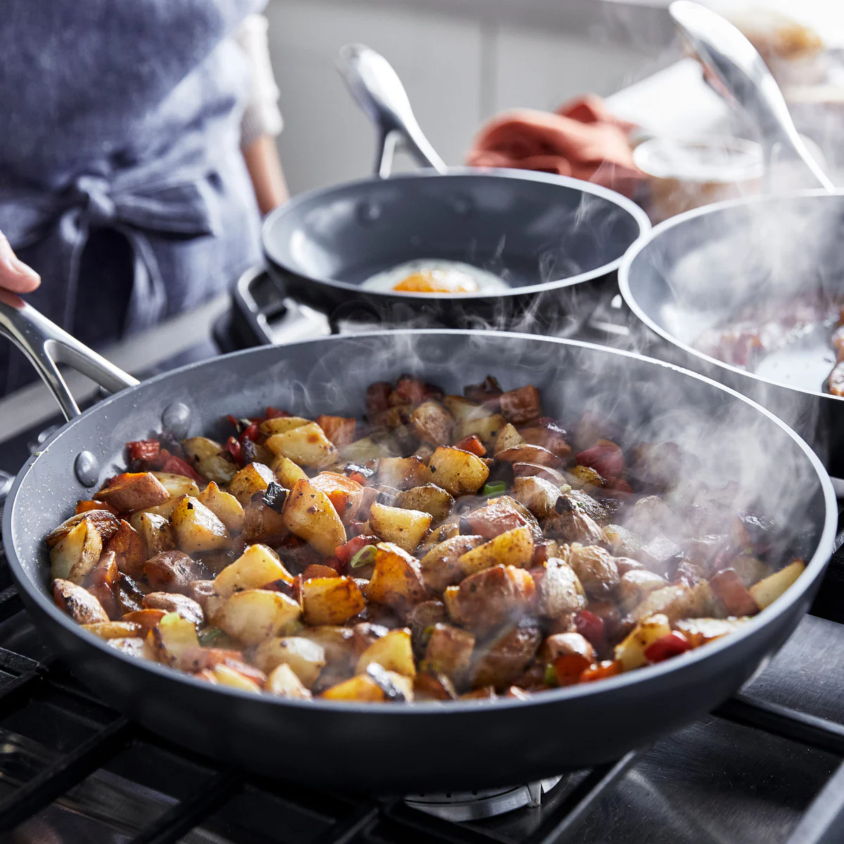 Valencia Pro Ceramic Nonstick 13-Piece Cookware Set - Image 9