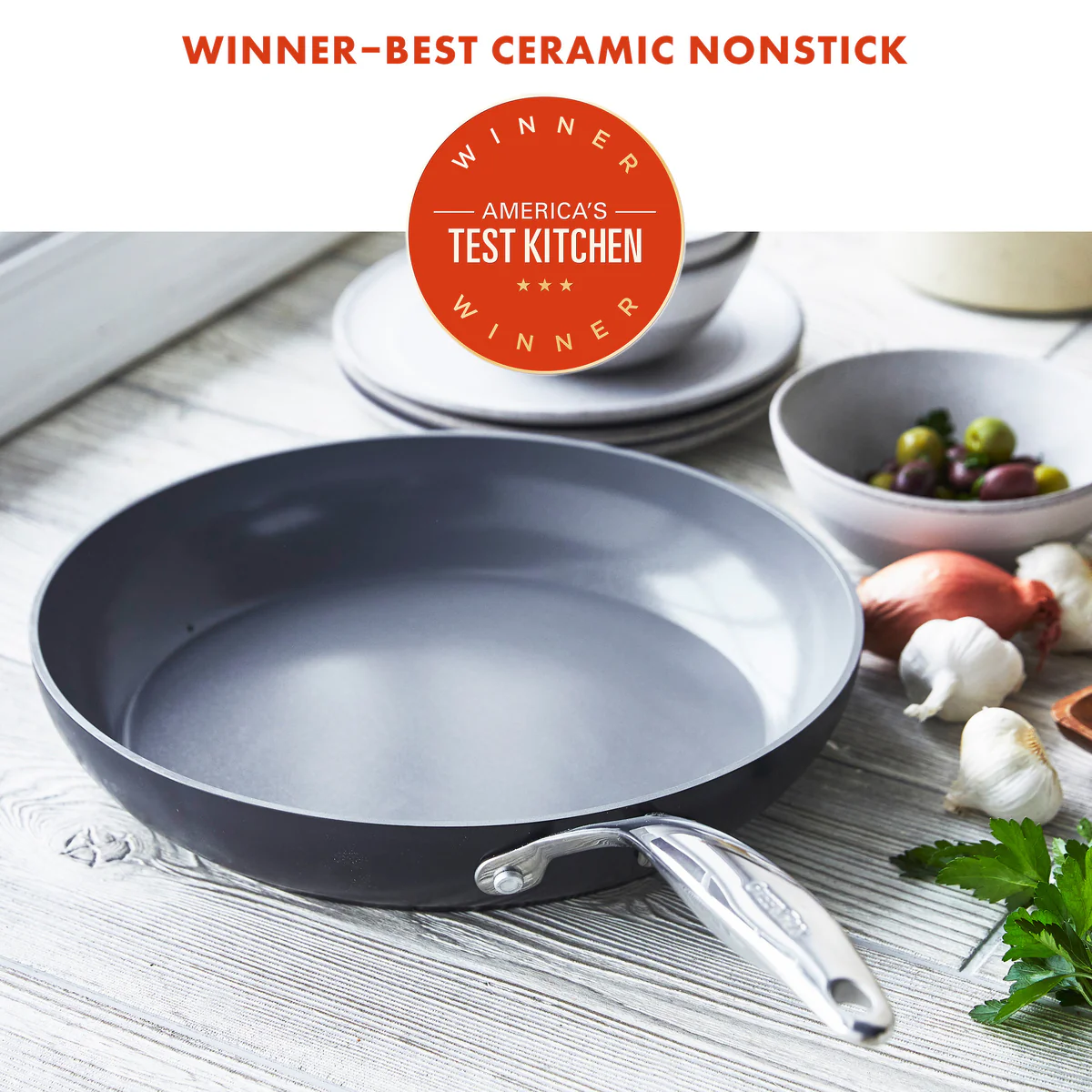 Valencia Pro Ceramic Nonstick 12" Frypan - Image 2
