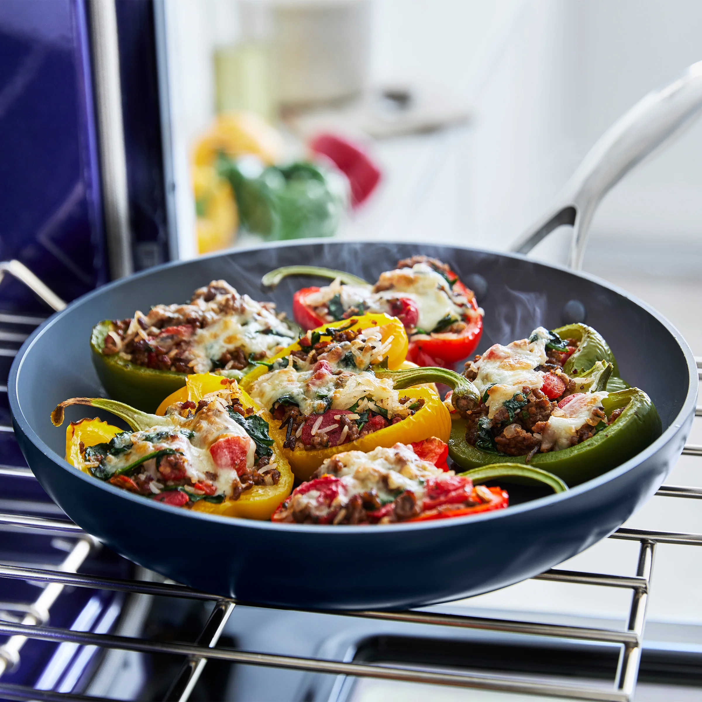 Valencia Pro Ceramic Nonstick 19-Piece Cookware Set | Twilight - Image 6