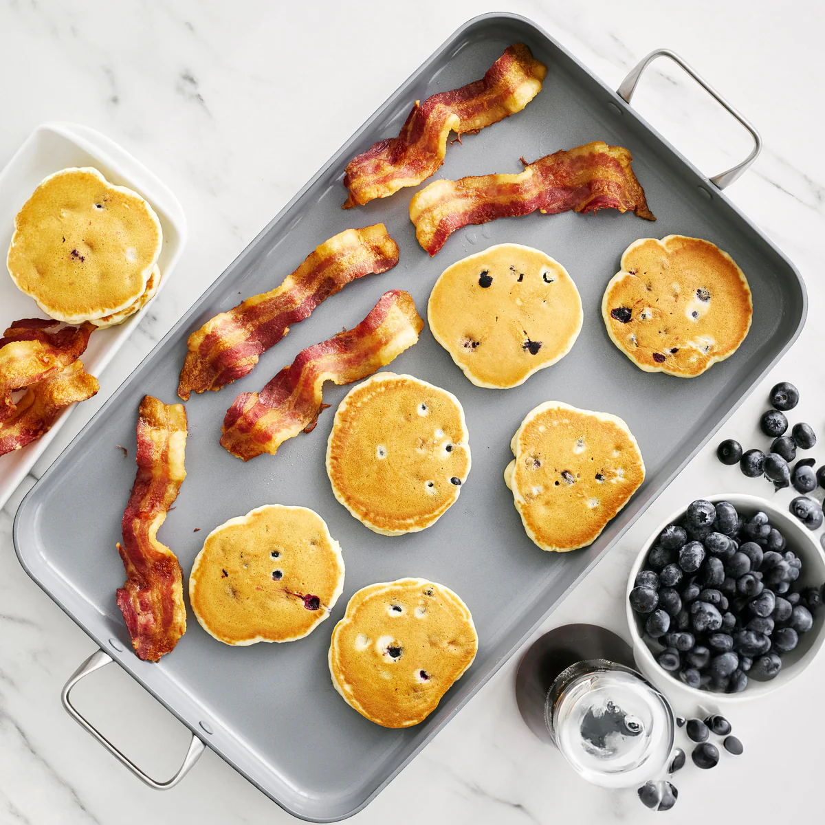 Valencia Pro Ceramic Nonstick 18" x 11" Double Burner Griddle - Image 5