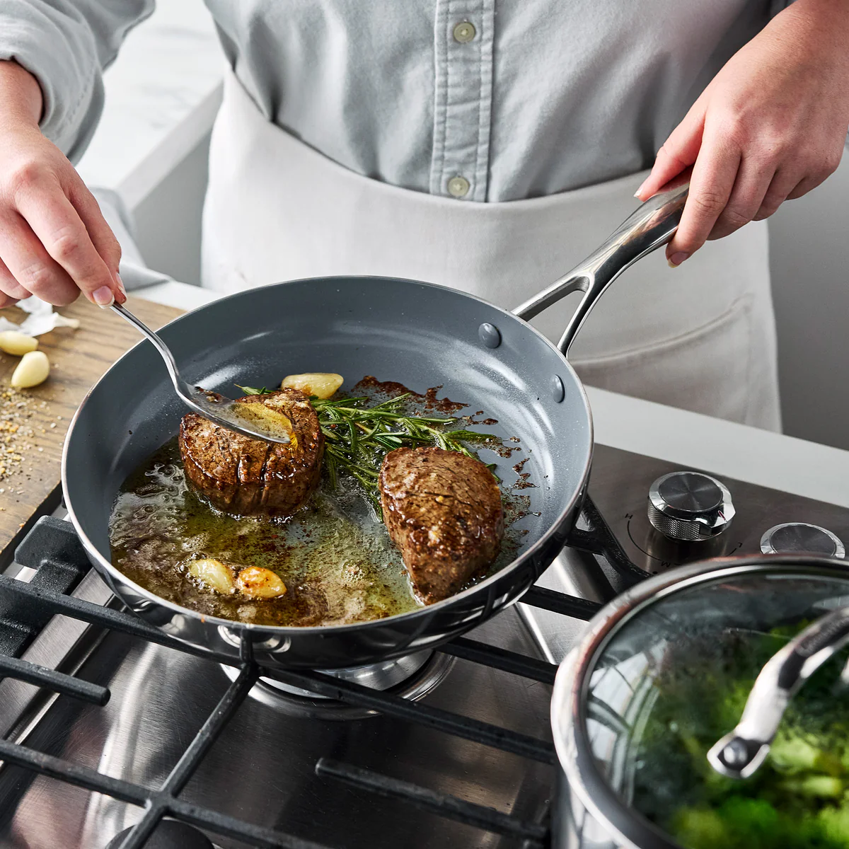 Valencia Pro Stainless Steel 10-Piece Cookware Set - Image 9
